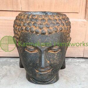 Buddhahead Flowerpot 27 cm. Rust